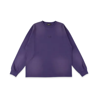 WIND AND SEA Sulfur Dyeing Logo L/S Tee "Purple"
