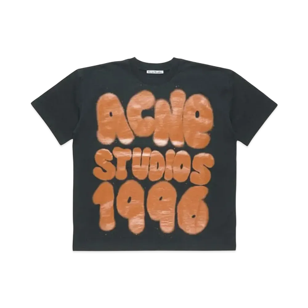 Acne Studios T-Shirt Logo Relaxed Unisex Fit "Black"
