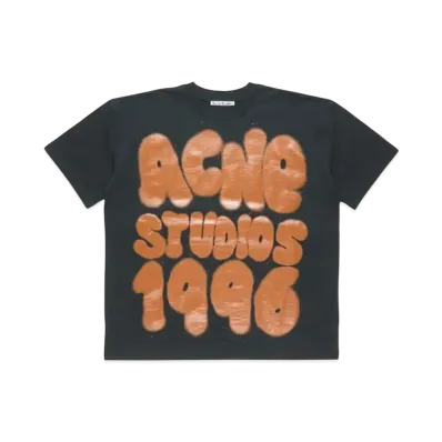 Acne Studios T-Shirt Logo Relaxed Unisex Fit "Black"