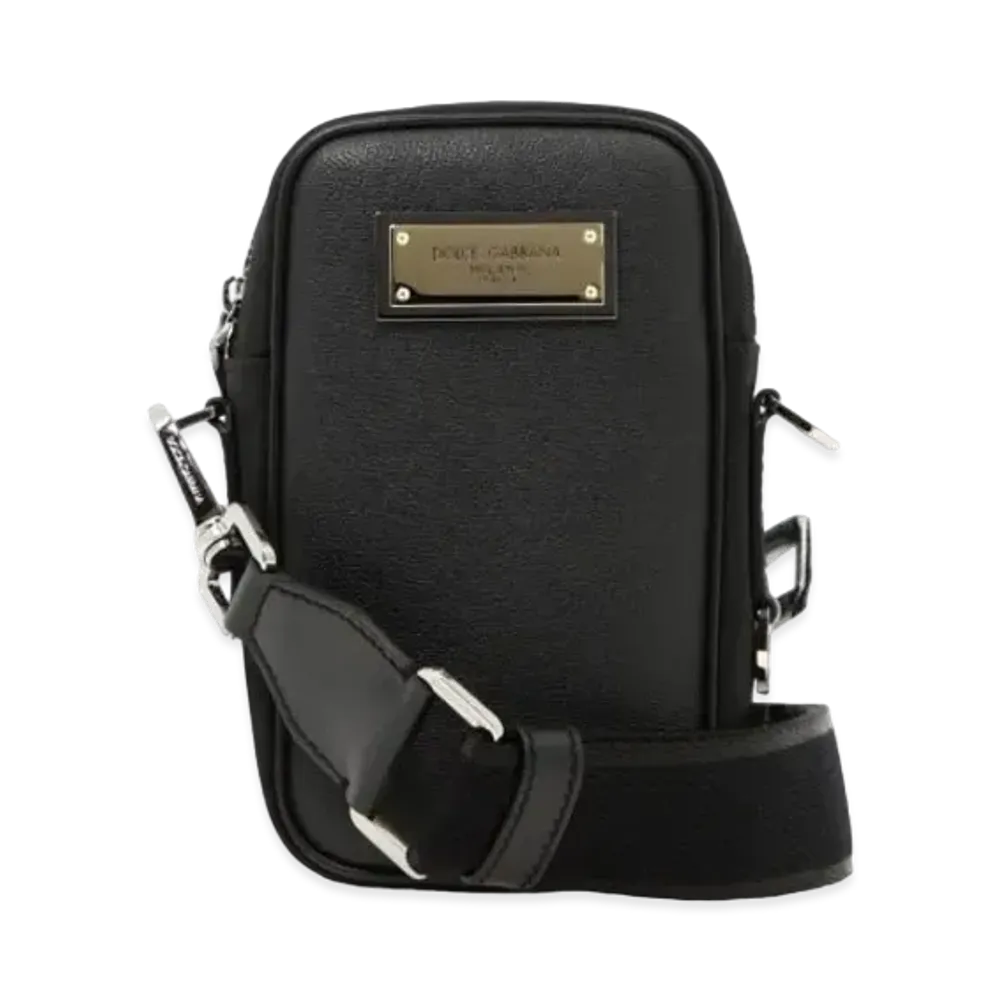Dolce&Gabbana Crossbody Bag Grained Calfskin "Black"
