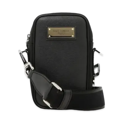 Dolce&Gabbana Crossbody Bag Grained Calfskin "Black"