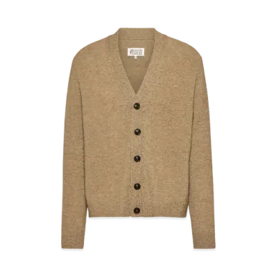 Maison Margiela Men's Pilling Knitwear Cardigan "Walnut"