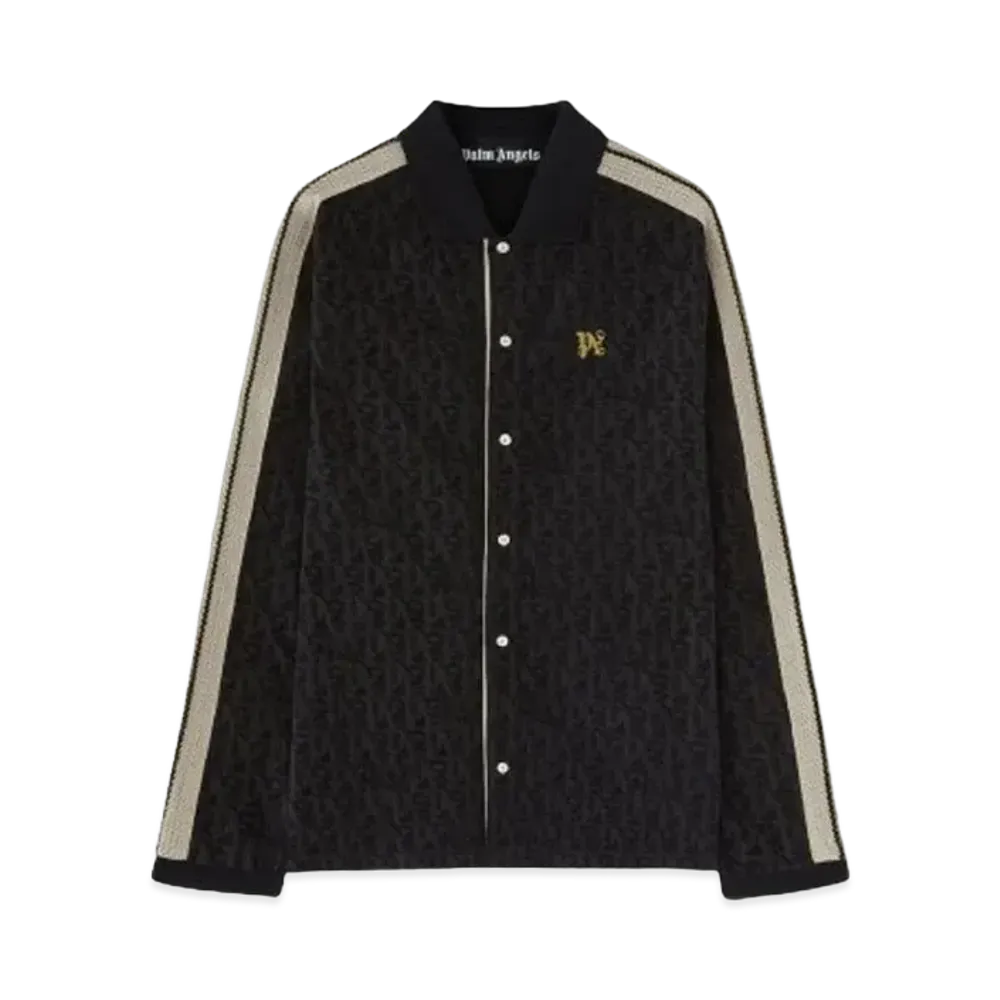PALM ANGELS Track Suit With Dragon Lunar New Year "Black Grey"