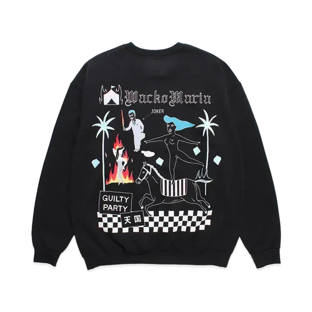WACKO MARIA World Peace Project Sweat Shirt "Black"