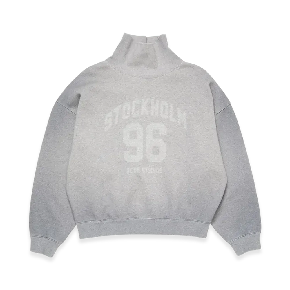 Acne Studios High-Neck Sweater "Grey Melange"