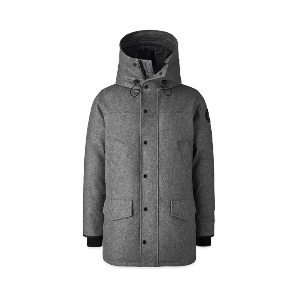 CANADA GOOSE Langford Parka Wool "Slate Grey Melange"