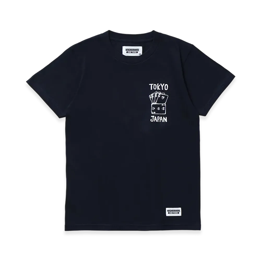 NEIGHBORHOOD One Third Kids OT. Tee SS-8 "Navy"