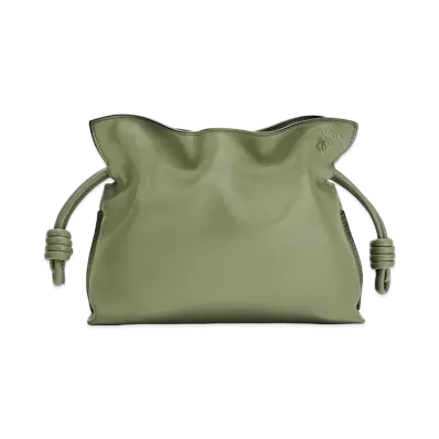 LOEWE Flamenco Clutch In Nappa Calfskin "Rosemary"