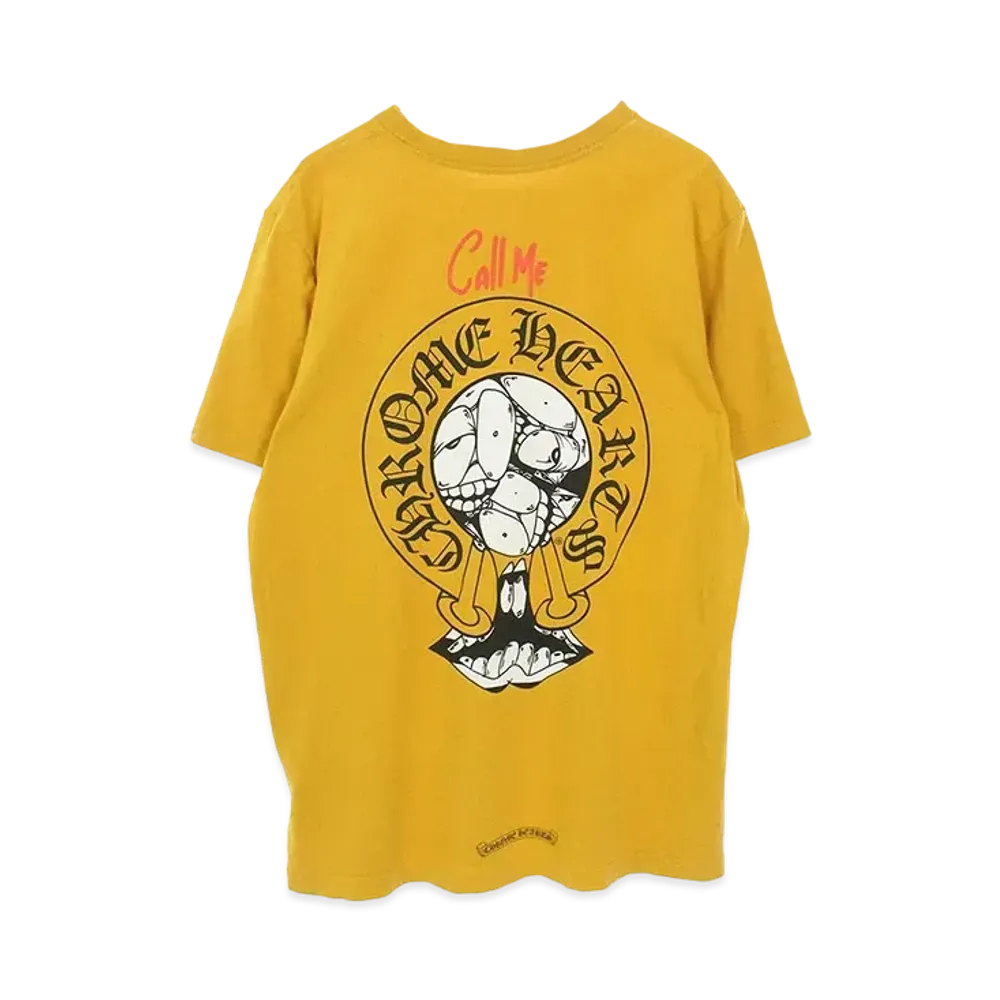Chrome Hearts PPO T-shrt Matty Boy Back Print "Mustard"