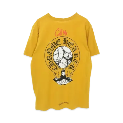 Chrome Hearts PPO T-shrt Matty Boy Back Print "Mustard"