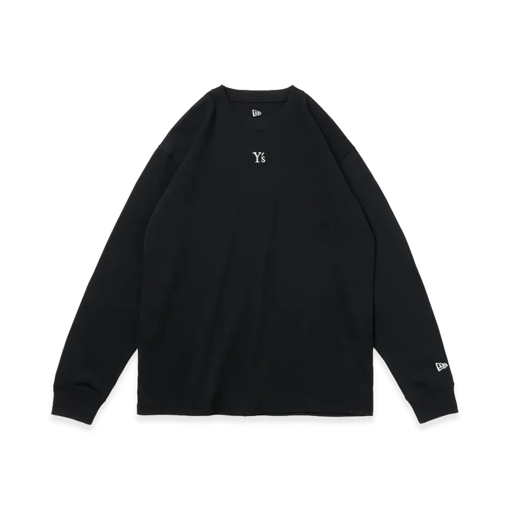 NEW ERA x Y's Long Sleeve Cotton T-Shirt FW26 "Black"