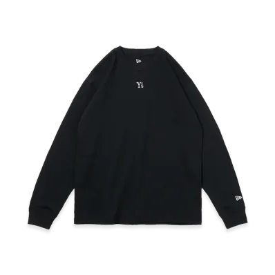 NEW ERA x Y's Long Sleeve Cotton T-Shirt FW26 "Black"