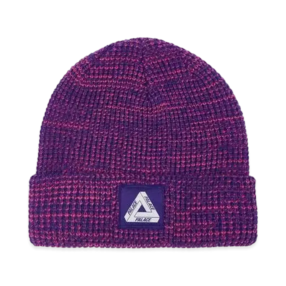 PALACE TRI-FERG PATCH BEANIE "Purple"