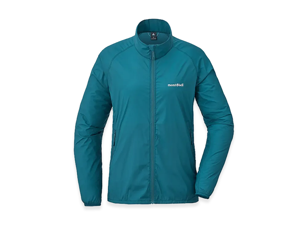 mont-bell Women's U.L. Stretch Wind Jacket "Turquoise"
