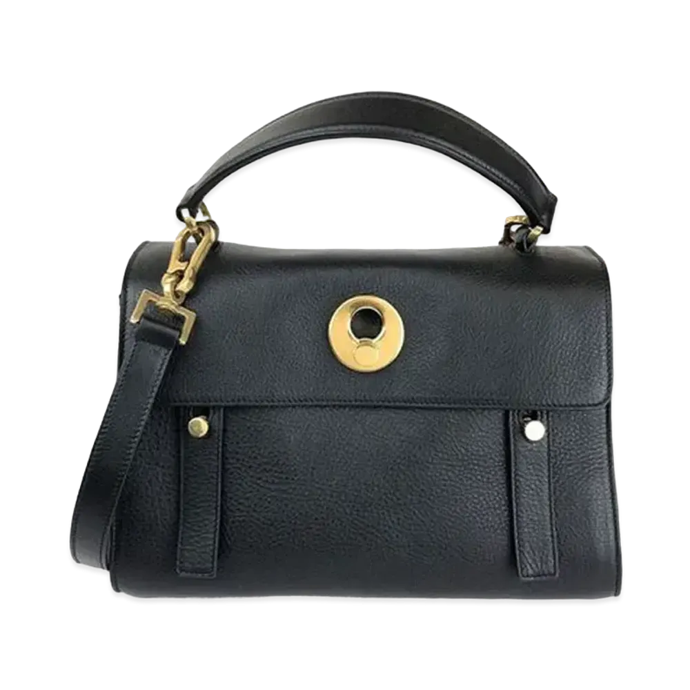 Saint Laurent Muse Two Leather 2WAY Bag "Black"