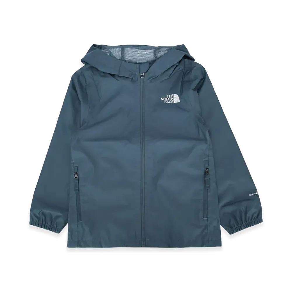 The North Face Kids Teen Zipline Rain Jacket "Granitegray"