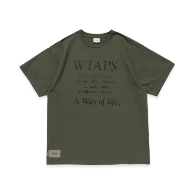 WTAPS Containing 01 / SS / Cotton "OliveDrab"