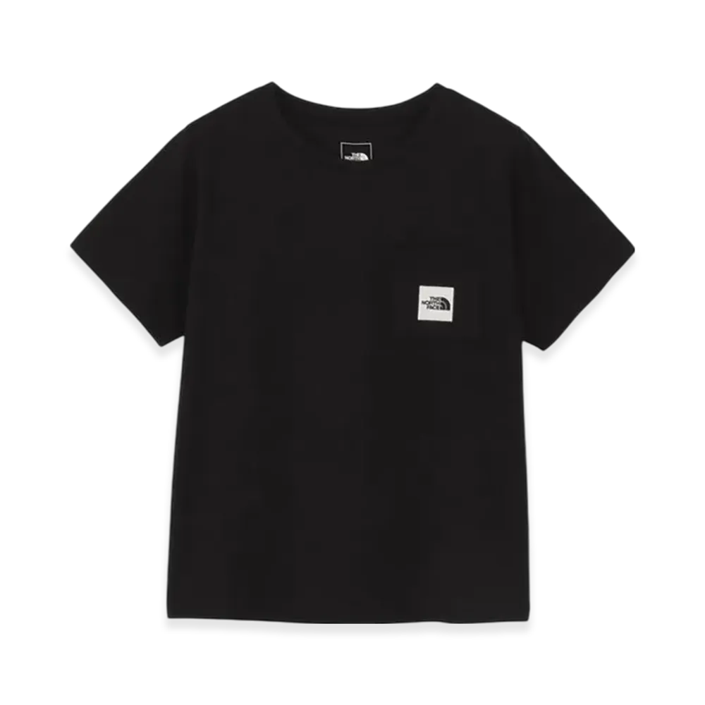 The North Face Short Sleeve Square Logo Pocket Tee "Black"