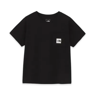The North Face Short Sleeve Square Logo Pocket Tee "Black"