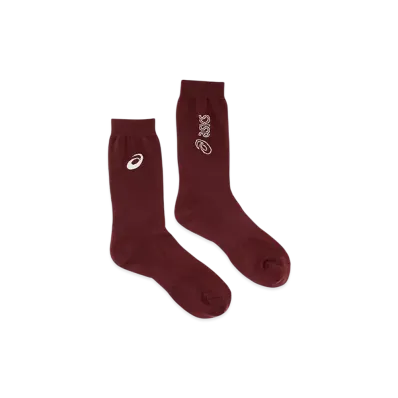 Asics Logo Socks "Dark Cherry"