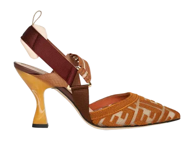 FENDI Women's Colibri Slingback "Beige"