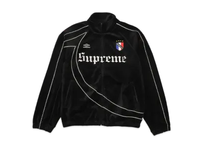 Supreme x Umbro Velour Track Jacket "Black"