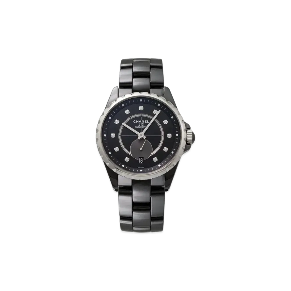 CHANEL J12-365 Ceramic Automatic 11P Diamonds "Black"
