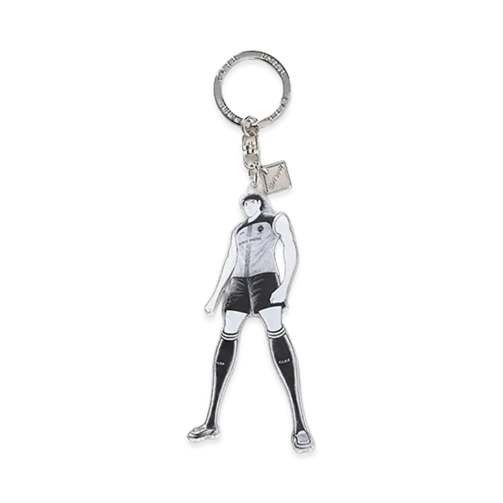 F.C.Real Bristol x Captain Tsubasa Kojiro Hyuga Keychain "Black"