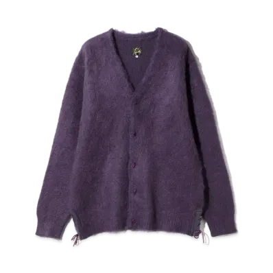 NEEDLES EP Mohair Cardigan-Solid "Purple"