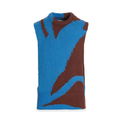 Jil Sander Colorblock Vest "Multicolor"