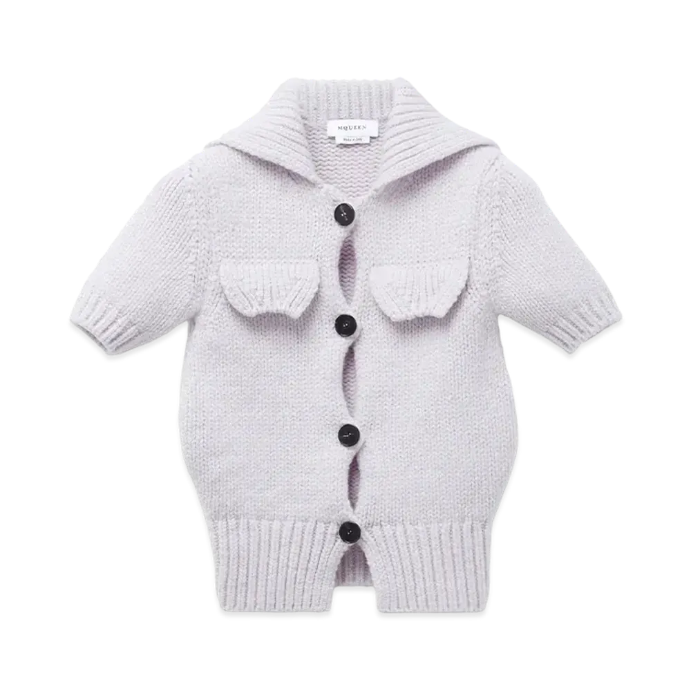 Alexander McQUEEN Wool Cashmere Knit Top "Pink"