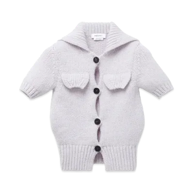 Alexander McQUEEN Wool Cashmere Knit Top "Pink"
