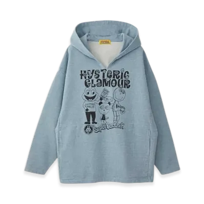 HYSTERIC GLAMOUR Super Beatnik Hoodie "Blue"