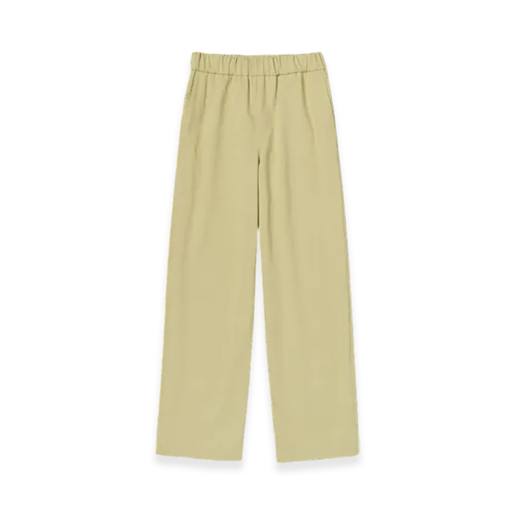 AURALEE Washed Heavy Chino Easy Pants "Khaki Yellow"