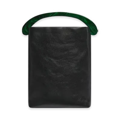 DRIES VAN NOTEN Women's Micro Leather Bag "Black"