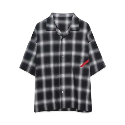 PHINGERIN PAJALOPHA OPEN OMBRE "BLACK OMBRE PLAID"