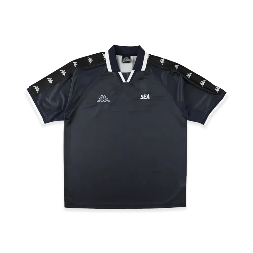 WIND AND SEA x KAPPA Game S/S Shirt "Navy"