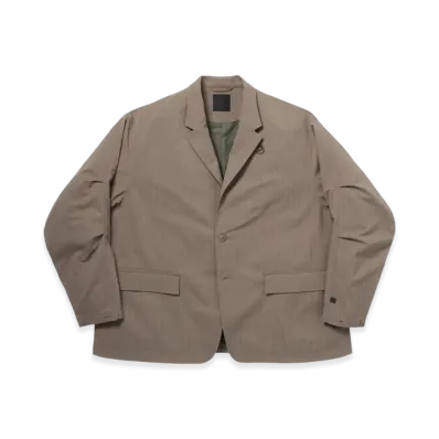 DAIWA PIER39 Women's Tech Loose 2B Jacket Herringbone "Sage Gray"