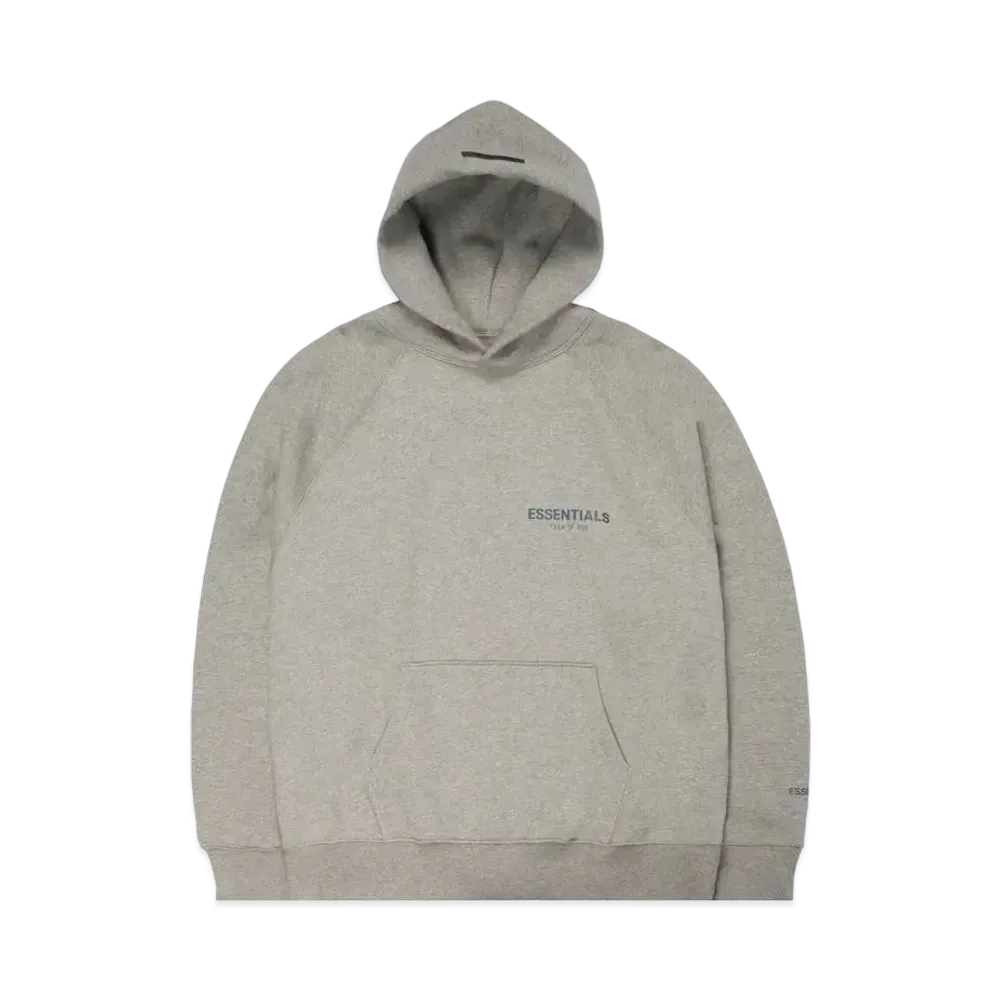 FEAR OF GOD ESSENTIALS PULLOVER HOODIE "Dark Heather Oatmeal"