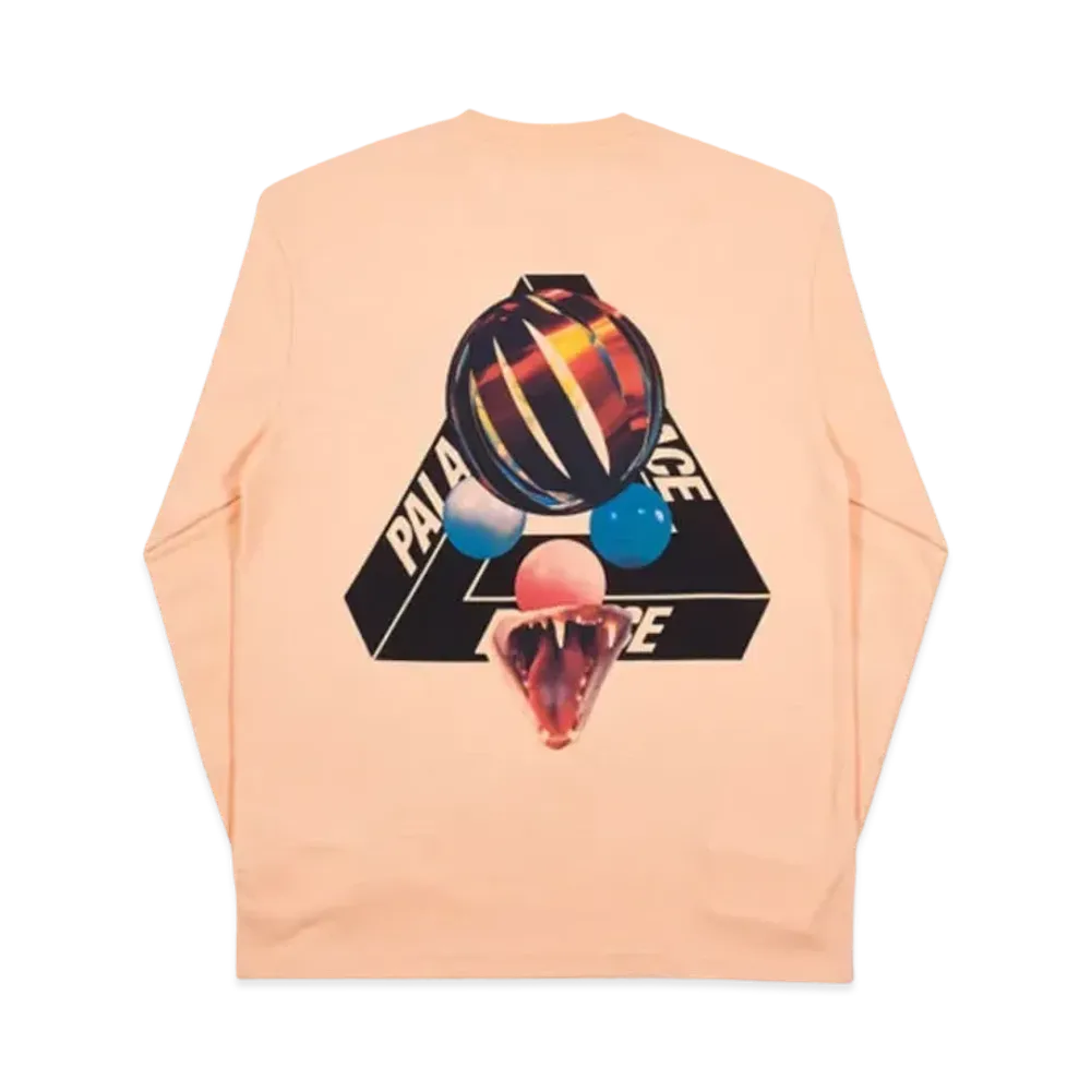 PALACE Sans Ferg Longsleeve T-Shirt "Pale Peach"