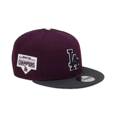 NEW ERA x THE CAP 9Fifty Paisley Block Los Angeles Dodgers "Maroon/Graphite"
