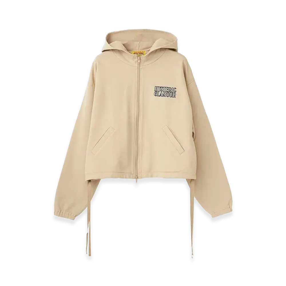 HYSTERIC GLAMOUR Takes Me Higher Embroidered Hoodie "Beige"