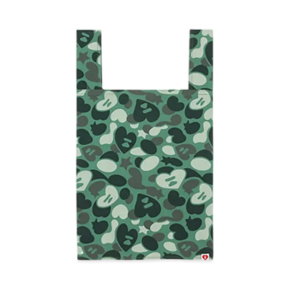 A BATHING APE APEE Camo Shopping Bag "Green"
