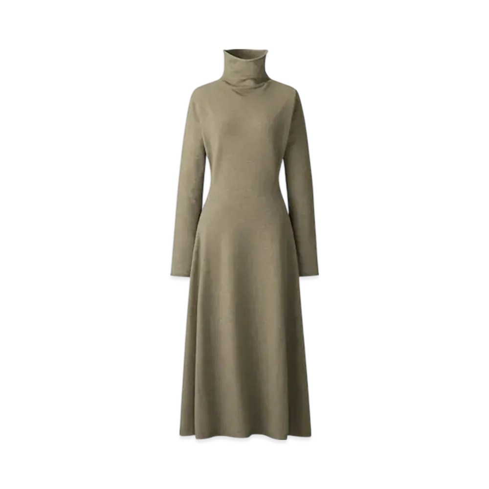 Uniqlo C Women'S Smooth Souffle Flare Dress "Beige"