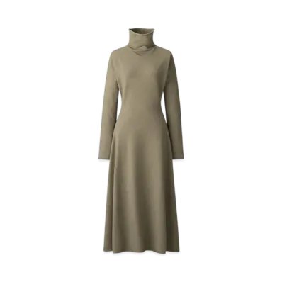 Uniqlo C Women'S Smooth Souffle Flare Dress "Beige"