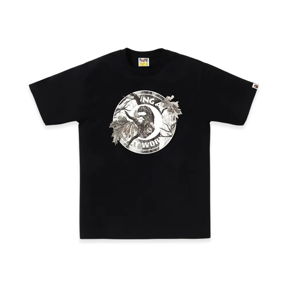 A BATHING APE Busy Works Tee "Black/White"