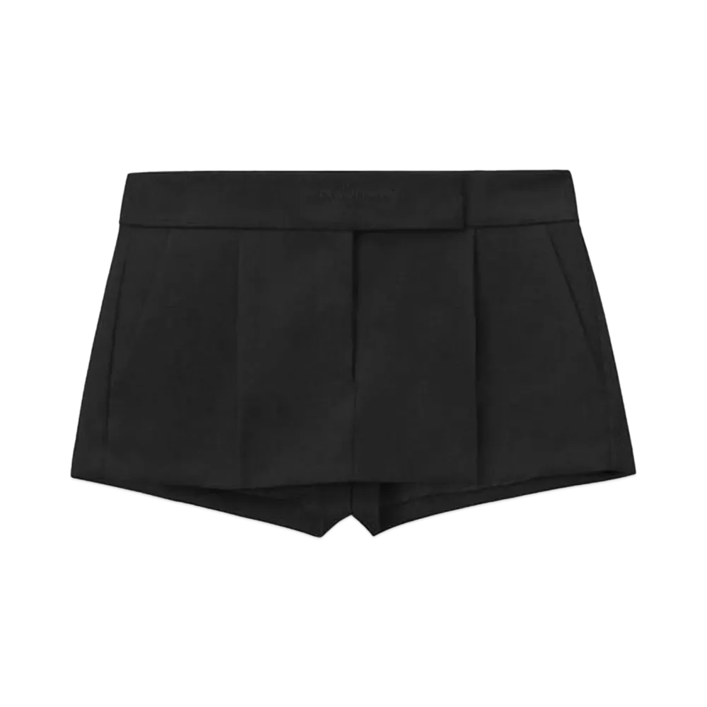Alexander Wang Wool Tailoring Tailored Mini Skirt "Black"