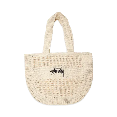 Stussy Woven Tote Bag "Ivory"
