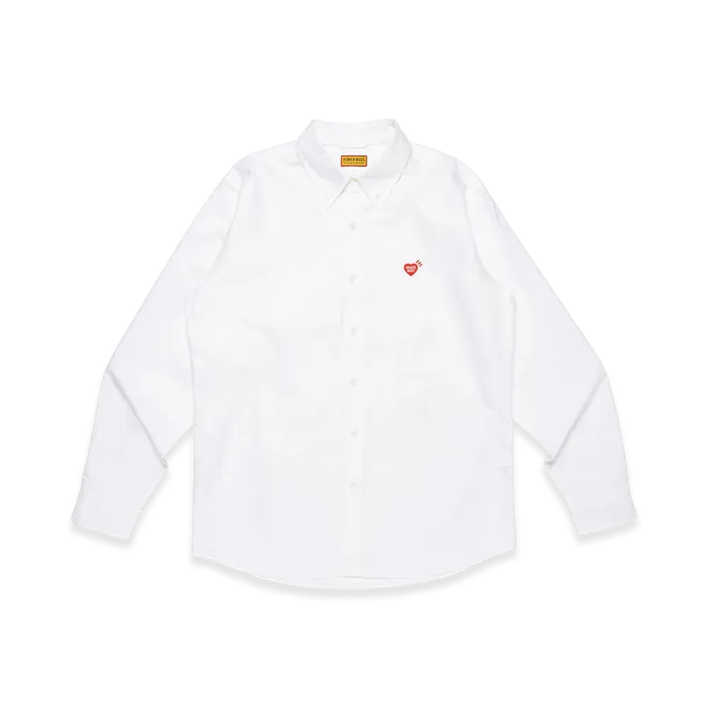 HUMAN MADE Oxford BD L/S Shirt "White"