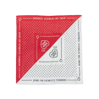 HUMAN MADE MONTHLY BANDANA JANUARY "Red White"